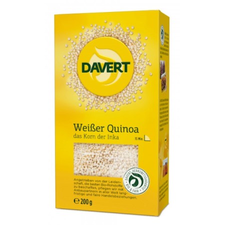 Quinoa alba bio 200g DAVERT Quinoa alba bio 200g DAVERT