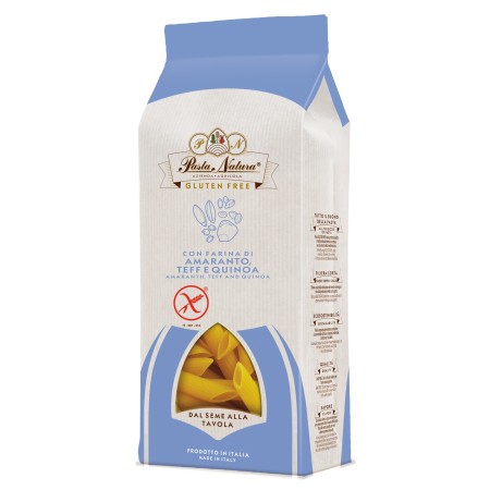 Penne din amarant, teff si quinoa bio, fara gluten 250g Pasta Natura Penne din amarant, teff si quinoa bio, fara gluten 250g Pasta Natura