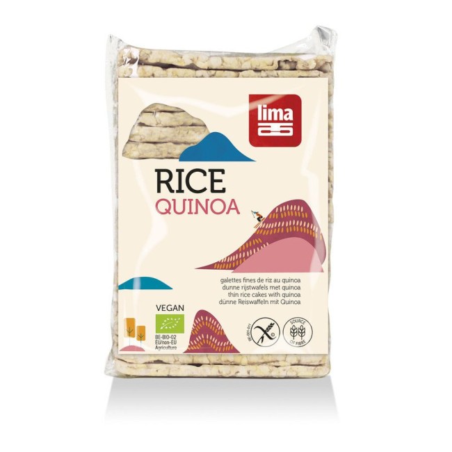 Rondele de orez expandat cu quinoa eco 130g  Lima