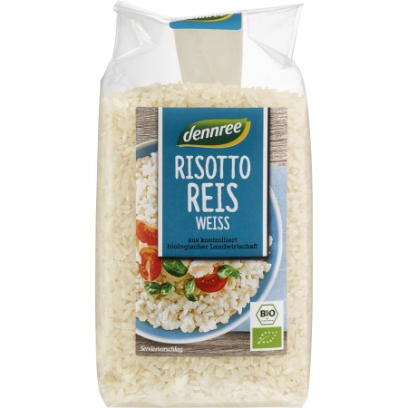 Risotto orez alb bio 500g Dennree Risotto orez alb bio 500g Dennree
