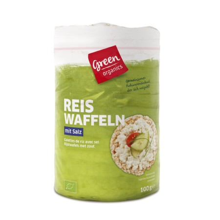 Rondele de orez cu sare eco 100g (GreenOrganics) Rondele de orez cu sare eco 100g (GreenOrganics)