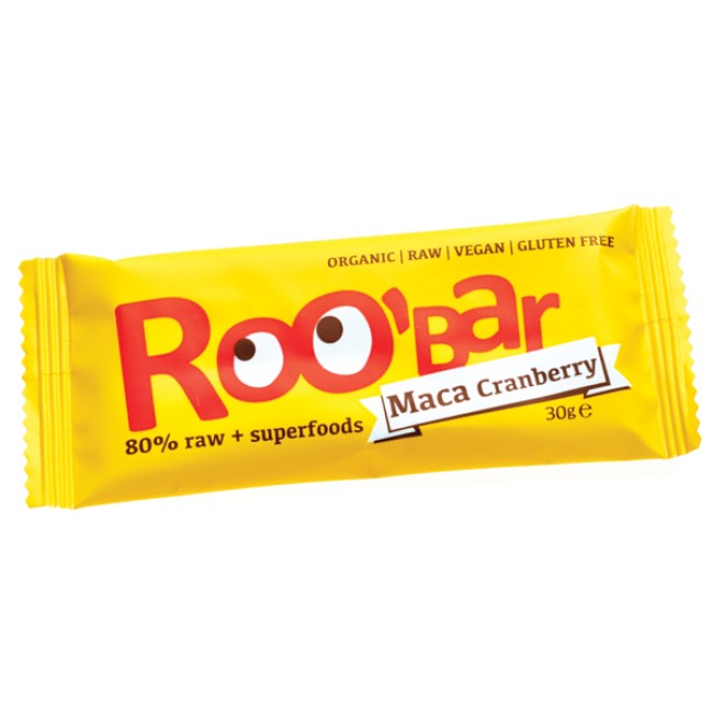 Baton Roobar cu maca si merisor raw eco 30g