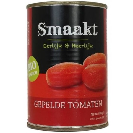 Rosii intregi decojite bio 400g Smaakt Rosii intregi decojite bio 400g Smaakt