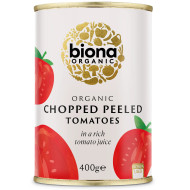 Rosii decojite si maruntite bio 400g Biona