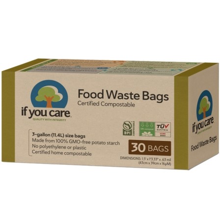 Saci menajeri compostabili 11.4L, 30 buc., If You Care Saci menajeri compostabili 11.4L, 30 buc., If You Care