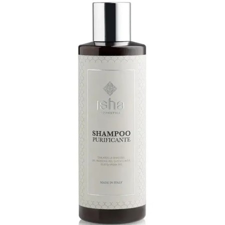 Sampon purificant cu argila Ghassoul, 200ml, Isha