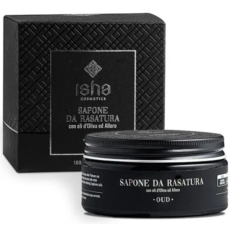 Sapun de ras cu ulei de masline si dafin, 100g, Isha Sapun de ras cu ulei de masline si dafin, 100g, Isha