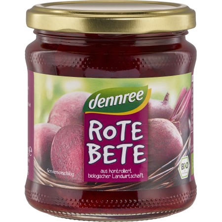 Sfecla rosie bio 330g Dennree Sfecla rosie bio 330g Dennree