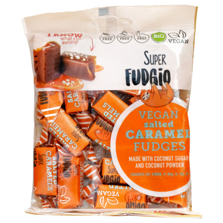 Caramele aroma caramel sarat, bio, 150g, Super Fudgio Caramele aroma caramel sarat, bio, 150g, Super Fudgio