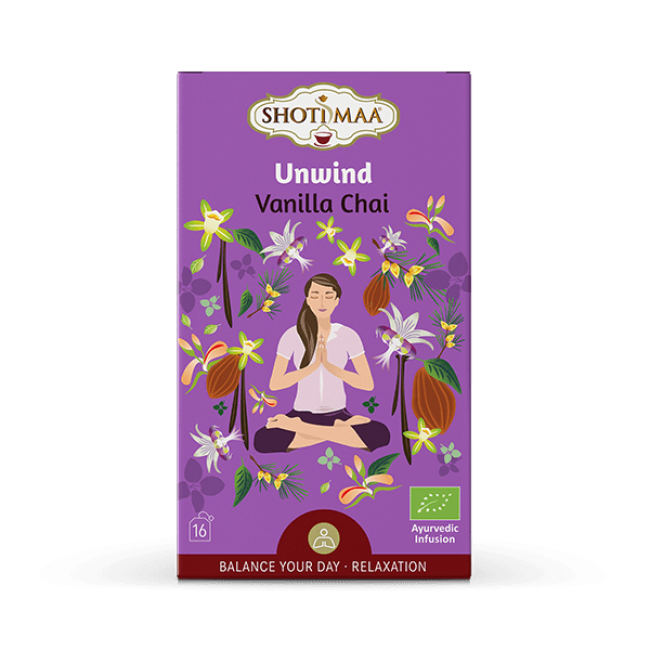 Ceai Shotimaa Balance Your Day - Unwind vanilla chai bio 16dz