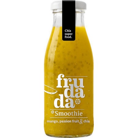 Smoothie cu mango, fructul pasiunii si chia 250ml Frudada Smoothie cu mango, fructul pasiunii si chia 250ml Frudada