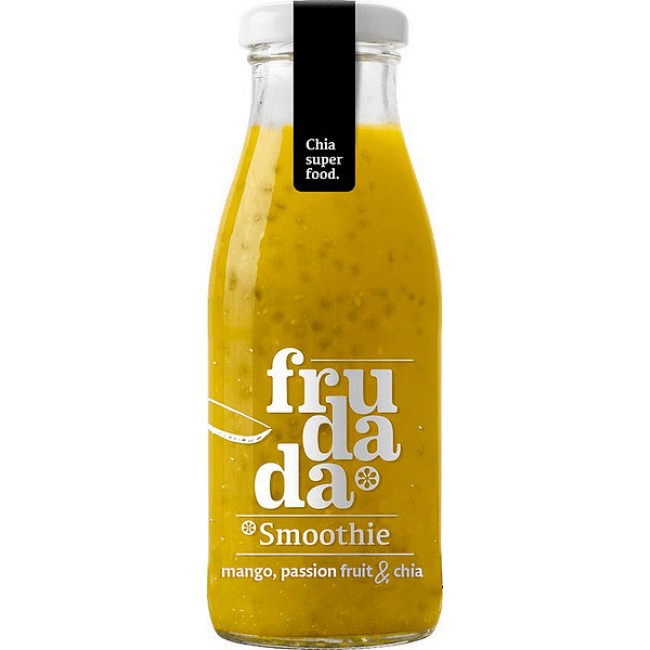 Smoothie cu mango, fructul pasiunii si chia 250ml Frudada