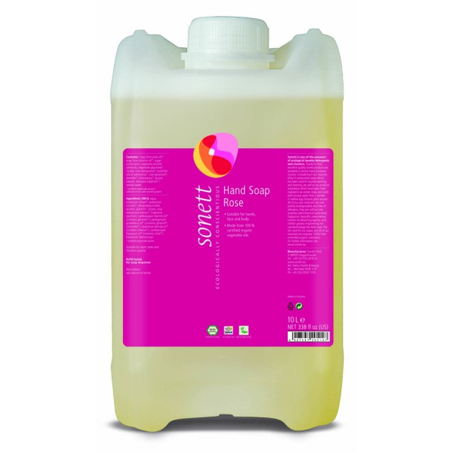 SAPUN LICHID - GEL DE DUS ECOLOGIC - TRANDAFIRI 10L Sonett SAPUN LICHID - GEL DE DUS ECOLOGIC - TRANDAFIRI 10L Sonett