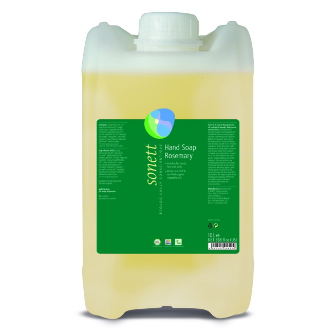 SAPUN LICHID - GEL DE DUS ECOLOGIC - ROZMARIN 10L Sonett SAPUN LICHID - GEL DE DUS ECOLOGIC - ROZMARIN 10L Sonett