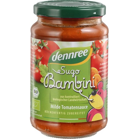 Sos de rosii pentru copii Sugo Bambini bio 350g Dennree