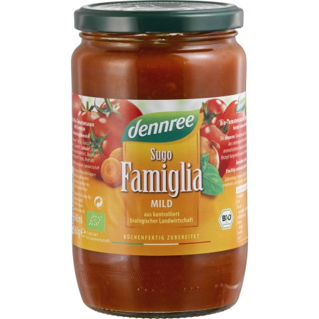 Sos de rosii Sugo Famiglia bio 660g Dennree Sos de rosii Sugo Famiglia bio 660g Dennree