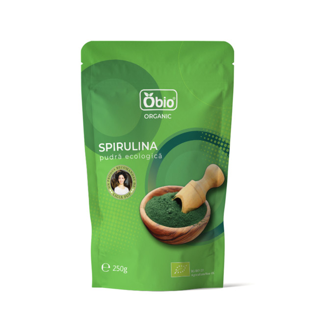 Spirulina pulbere eco 250g Obio Spirulina pulbere eco 250g Obio