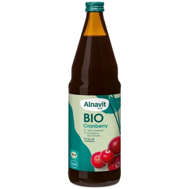 Suc de merisoare bio 750ml Alnavit