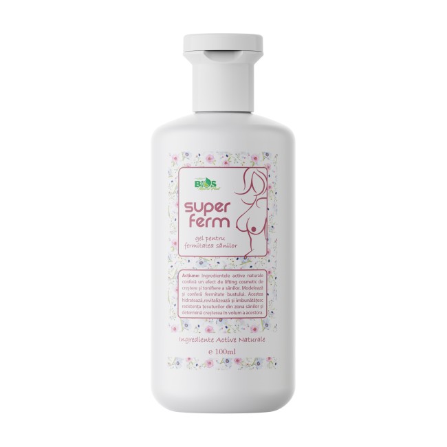 Super Ferm - Gel pentru fermitatea sanilor, 100ml Bios Mineral Plant