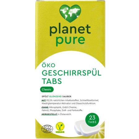 Tablete bio pentru masina de spalat vase 23 buc. Planet Pure Tablete bio pentru masina de spalat vase 23 buc. Planet Pure
