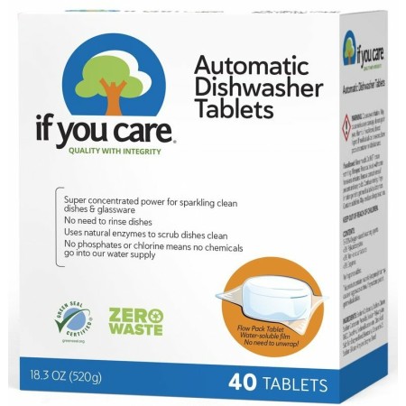 Tablete pentru masina de spalat vase automata, 40 buc - 520g, If You Care Tablete pentru masina de spalat vase automata, 40 buc - 520g, If You Care