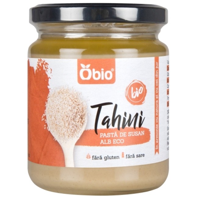 Tahini pasta din susan alb eco 250g Obio