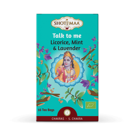 Ceai Shotimaa Chakras - Talk to Me - lemn dulce, menta si lavanda bio 16dz