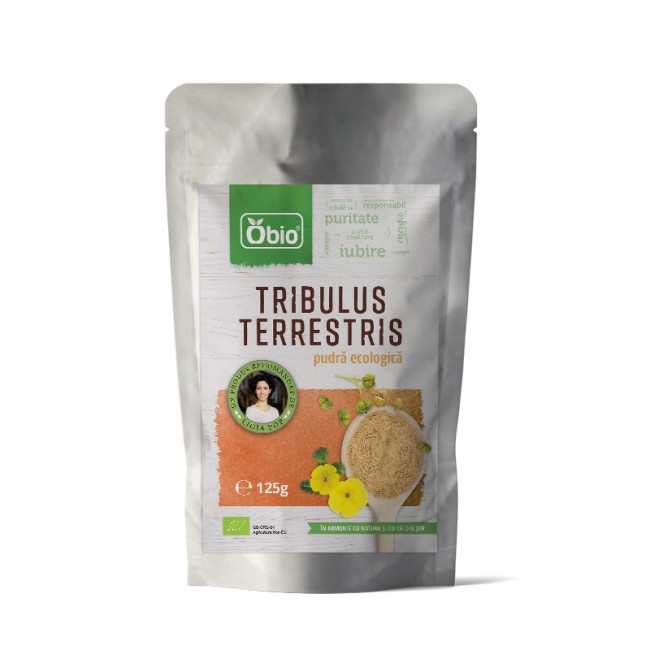 Tribulus terrestris pulbere eco 125g OBIO