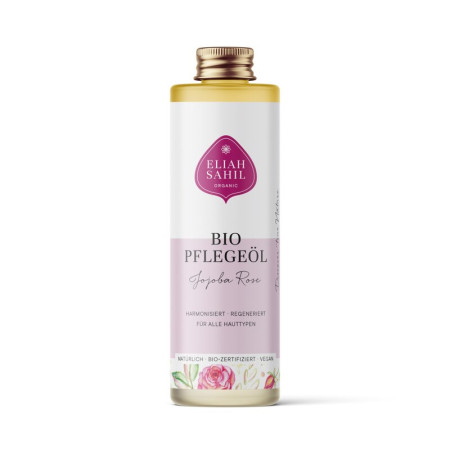 Ulei de jojoba si trandafir pentru corp si par ecologic 100ml Eliah Sahil