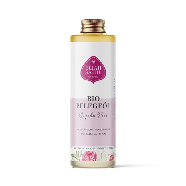 Ulei de jojoba si trandafir pentru corp si par ecologic 100ml Eliah Sahil