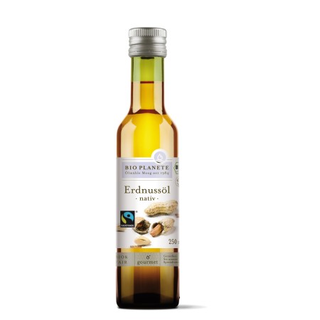 Ulei de arahide nativ bio 250ml Bio Planete Ulei de arahide nativ bio 250ml Bio Planete