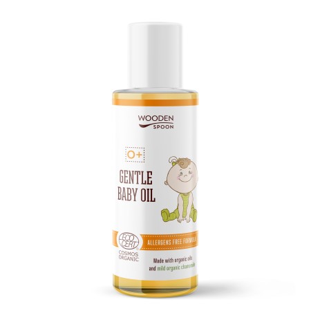 Ulei delicat pentru bebelusi, bio, 100ml, Wooden Spoon