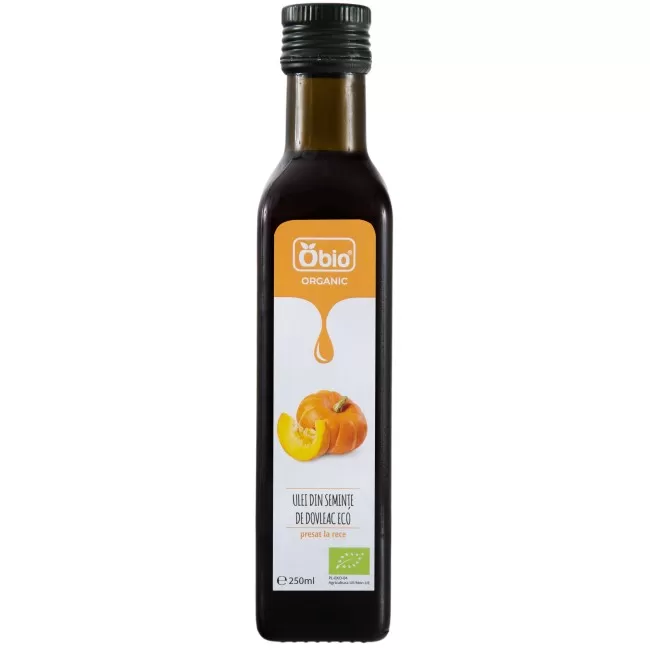 Ulei din seminte de dovleac bio 250ml Obio