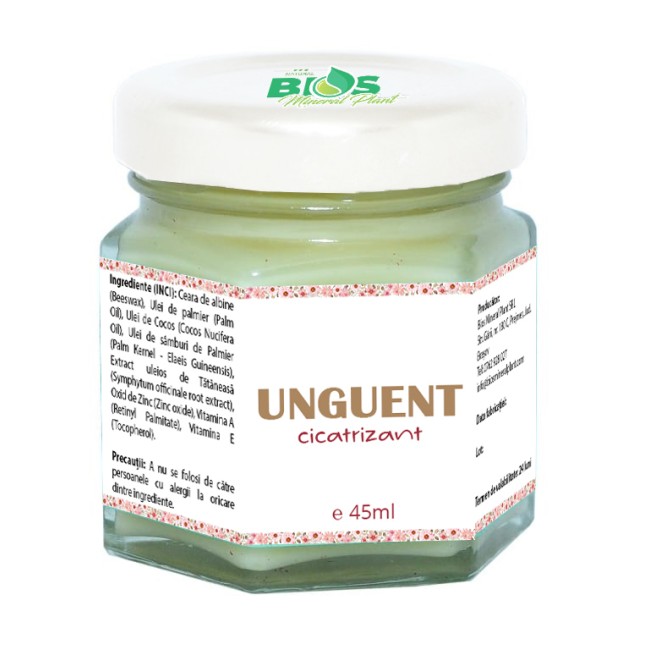 Unguent cicatrizant, 45ml, Bios Mineral Plant