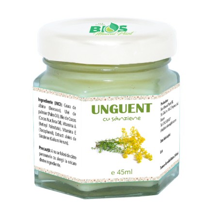 Unguent cu sanziene, 45ml, Bios Mineral Plant