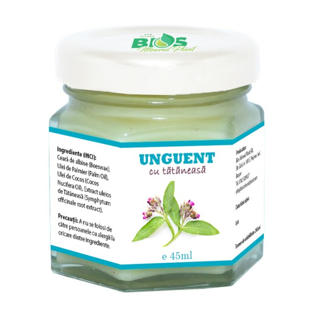 Unguent cu tataneasa, 45ml, Bios Mineral Plant