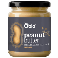 Unt de arahide smooth bio 250g Obio