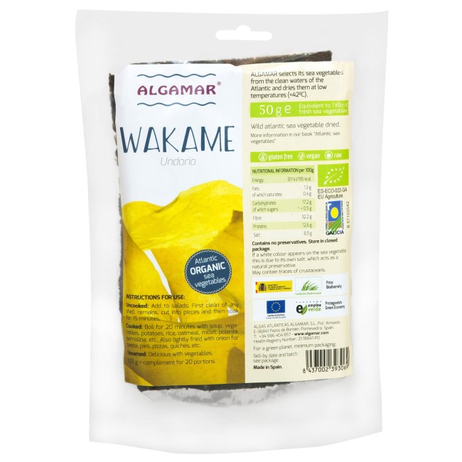 Alge Wakame eco 50g Algamar