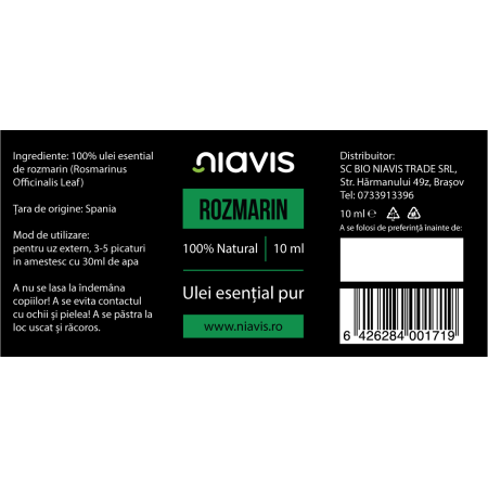 Ulei Esential de Rozmarin 10ml