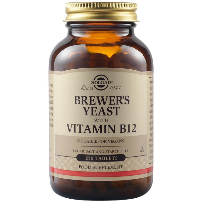 Brewers Yeast with Vitamin B12 500mg 250tablete