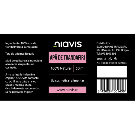 Apa de Trandafiri 50ml