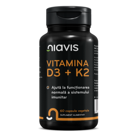 Vitamina D3 + K2 60cps