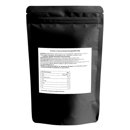 Granola cu Cacao si Seminte Ecologica/BIO 200g