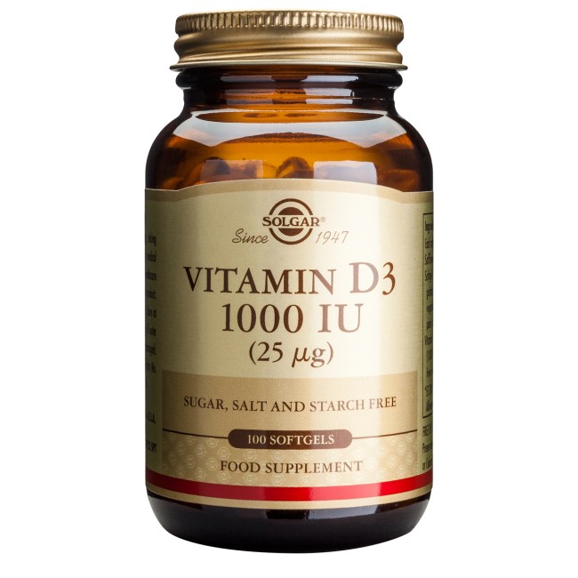 Vitamin D3 1000ui 100 softgels