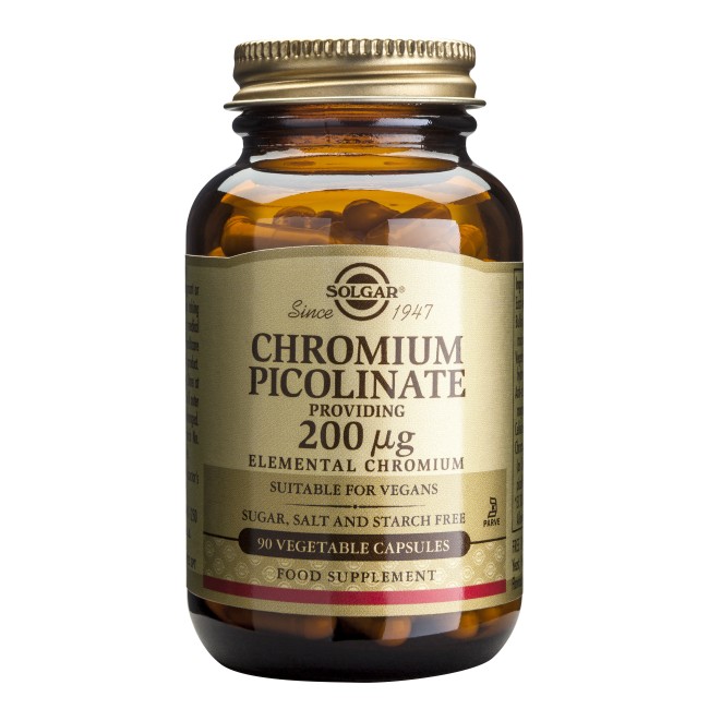 Chromium Picolinate 200ug 90 veg caps Chromium Picolinate 200ug 90 veg caps