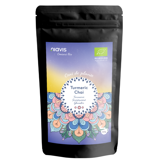 Ceai Ecologic/BIO "Turmeric Chai" 50g Ceai Ecologic/BIO "Turmeric Chai" 50g