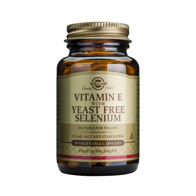 Vitamin E+ Selenium 50 veg. cps.