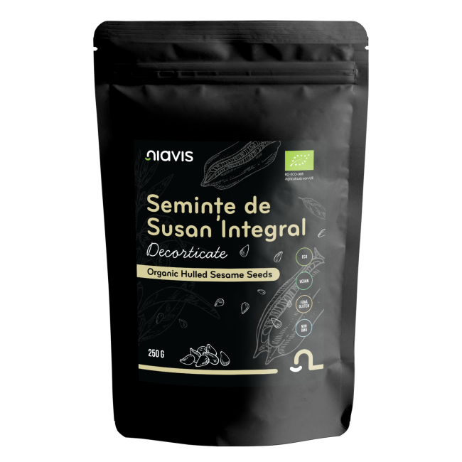 Seminte de Susan Integral  Decorticate Ecologice/BIO 250g