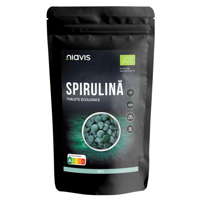 Spirulina Tablete Ecologice/BIO 125g Spirulina Tablete Ecologice/BIO 125g