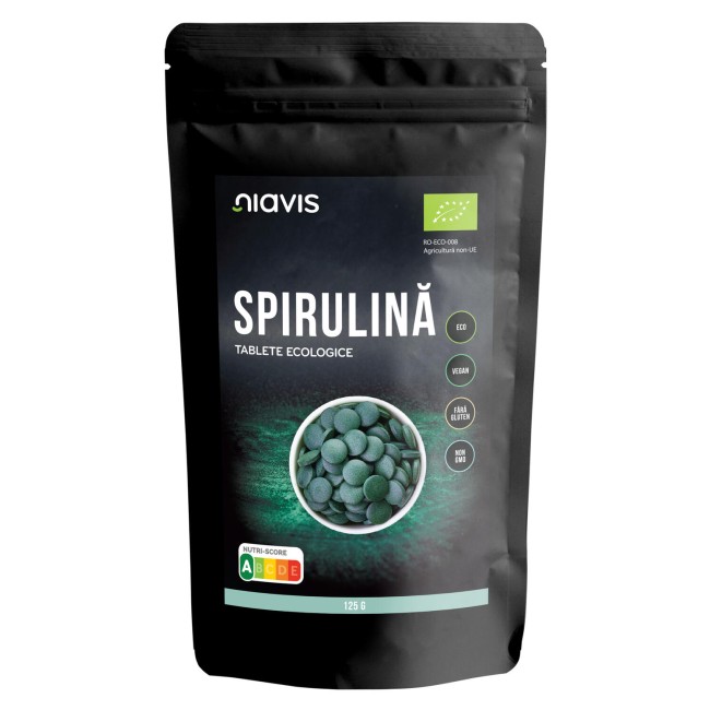 Spirulina Tablete Ecologice/BIO  125g